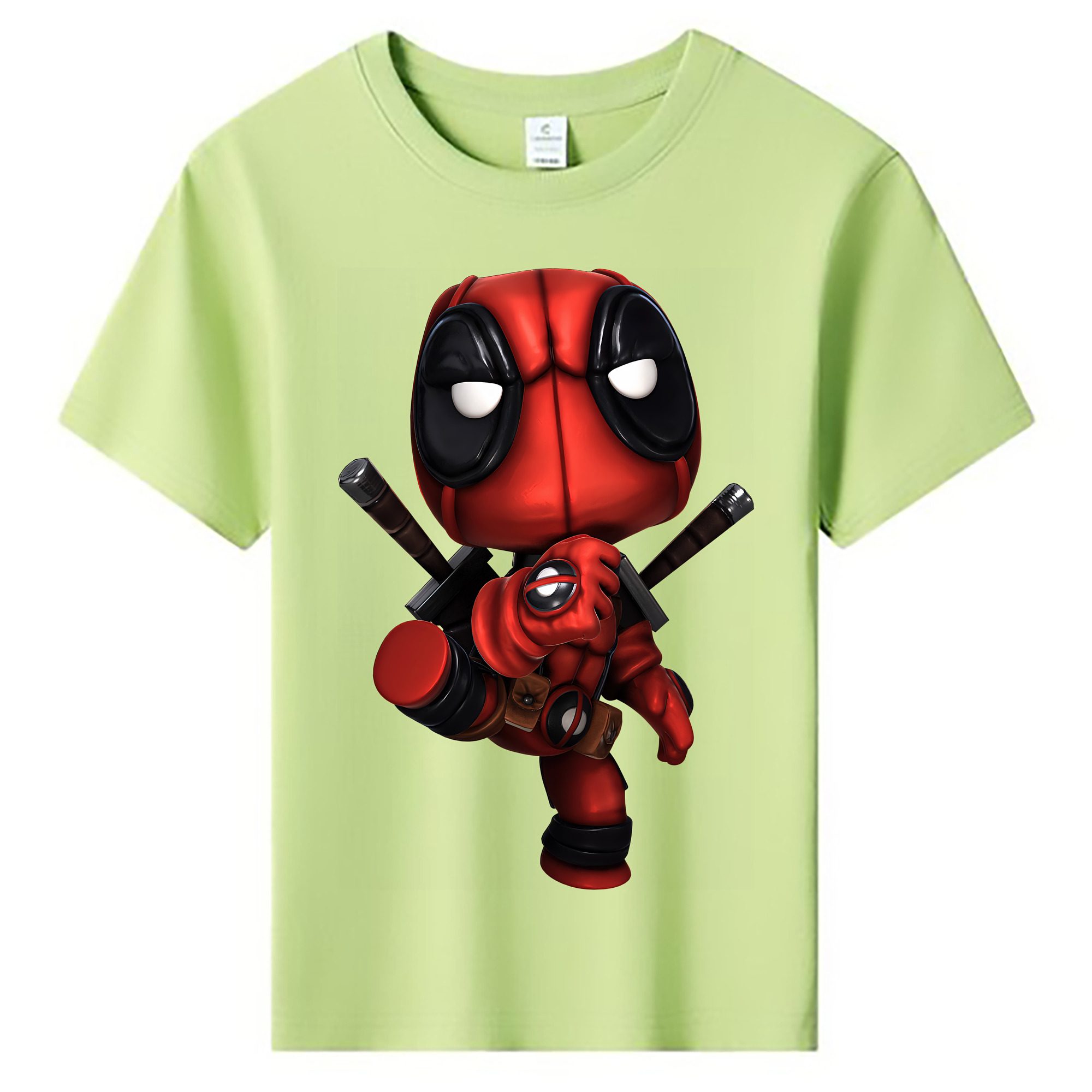 （画像用） Deadpool デッドプール 綿100％キッズTシャツ（フロントプリント）